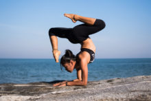 woman practice Yoga